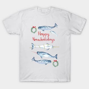 Happy Narwhalidays T-Shirt